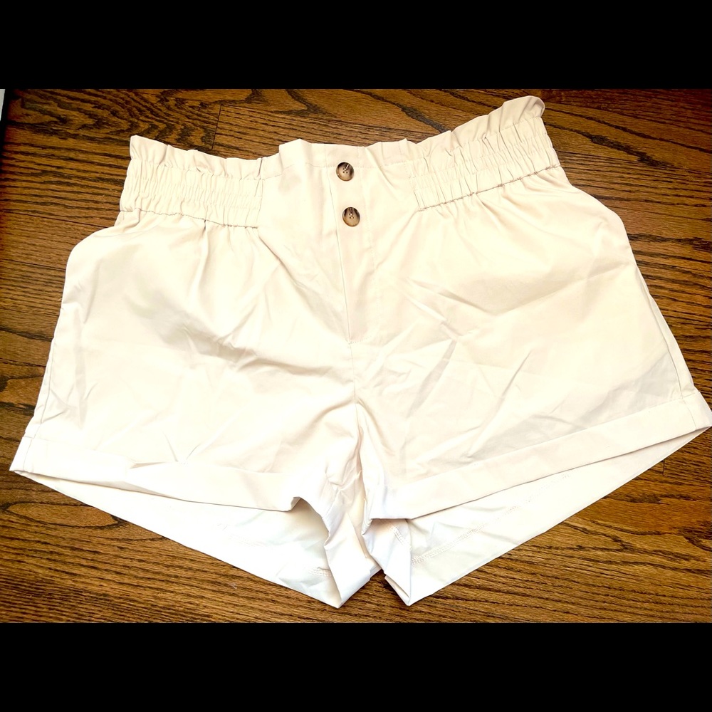 White 4X shorts
